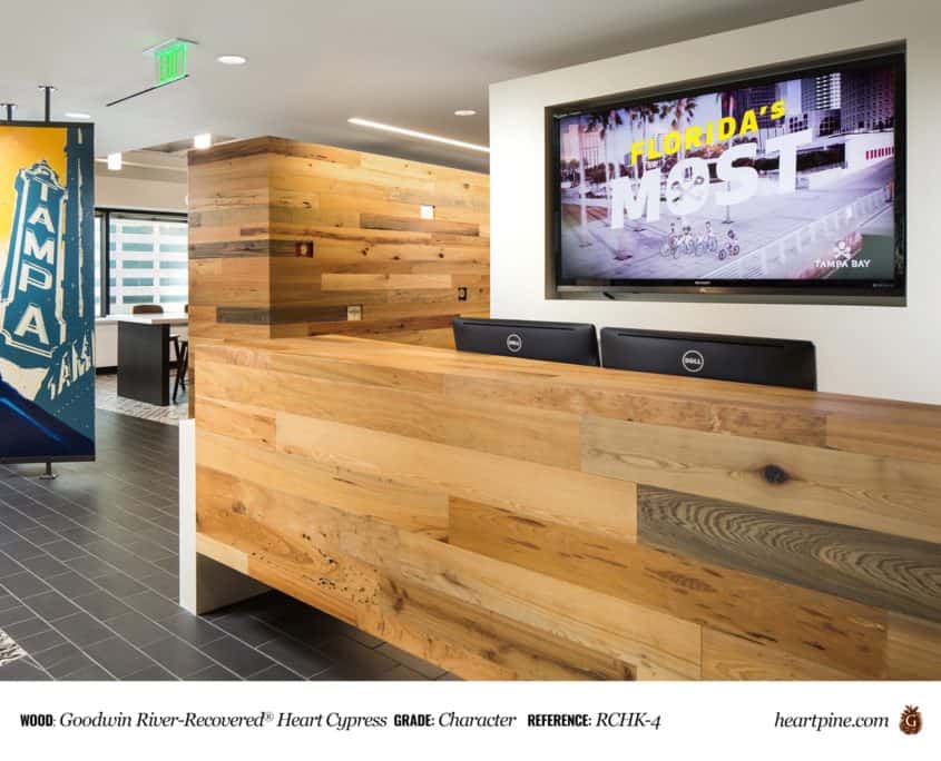 River-Recovered Heart Cypress