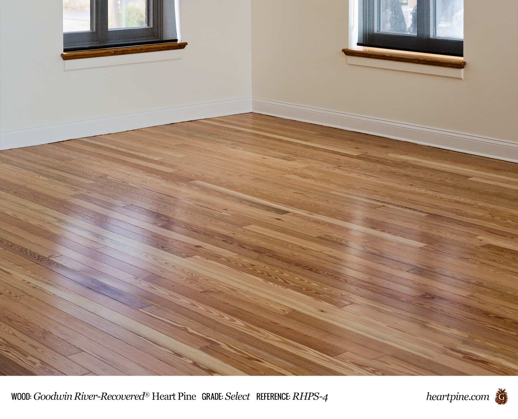 Goodwin River Recovered Heart Pine Select RHPS 4