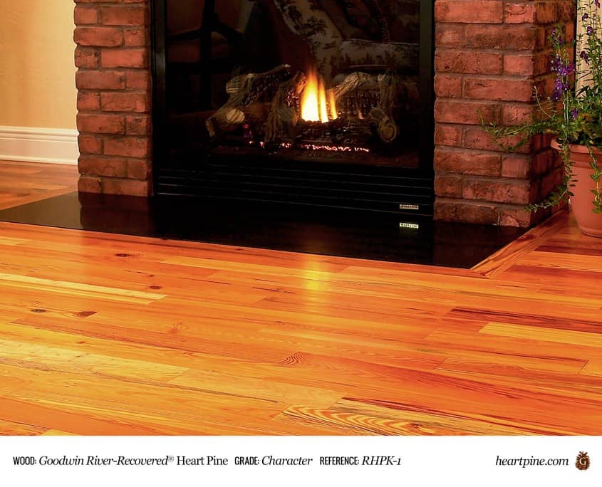 Goodwin River Recovered Heart Pine Character
