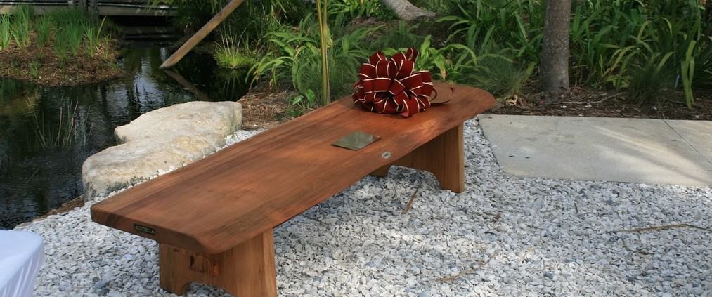 Naples Botanical Gardens – Handmade Bench Dedication 9