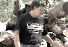 River Recovered Long Leaf Antique Heart Pine Logs w/ George Goodwin