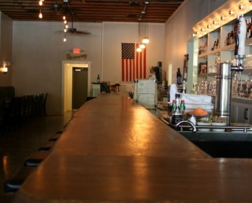 The Local Public House: River-Recovered Heart Cypress Bar Tops make an Impression 2