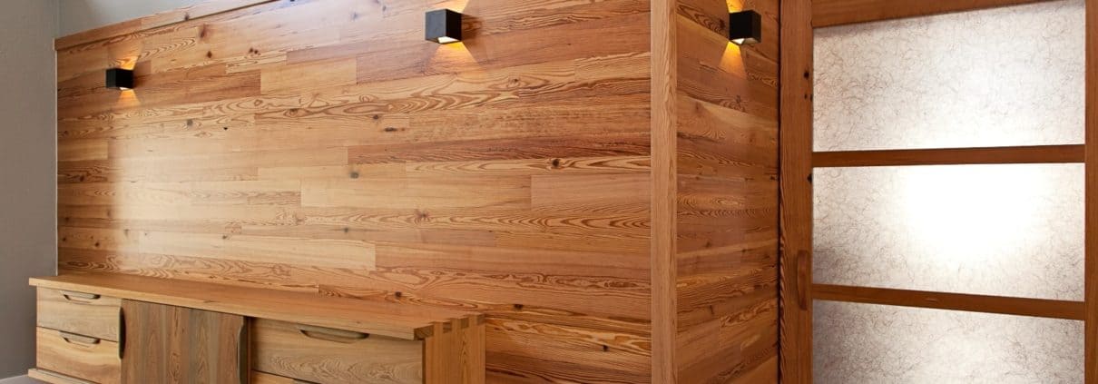 Using Antique Wood to Warm Up a Contemporary Space 1