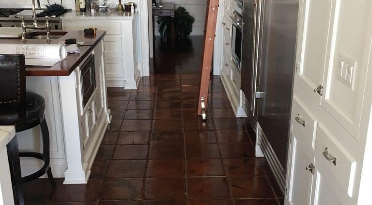Wow!  This Antique Wood Kitchen Flooring is as Unique as it is Gorgeous 2