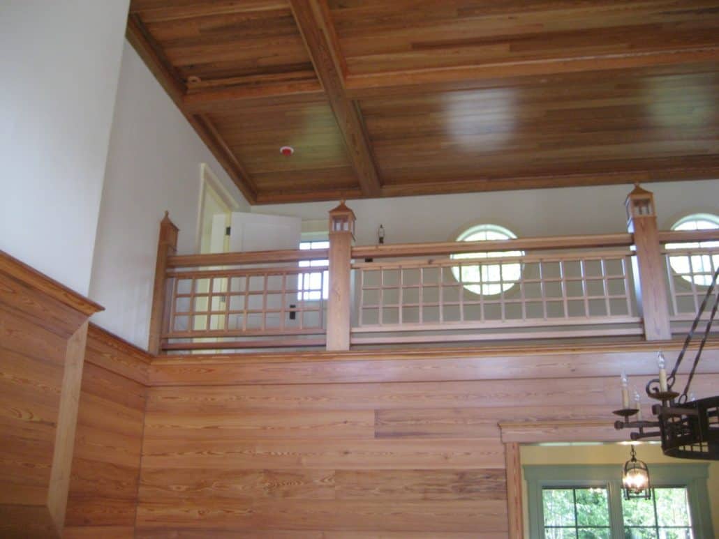 RK Miles Wood Paneling and Ceiling