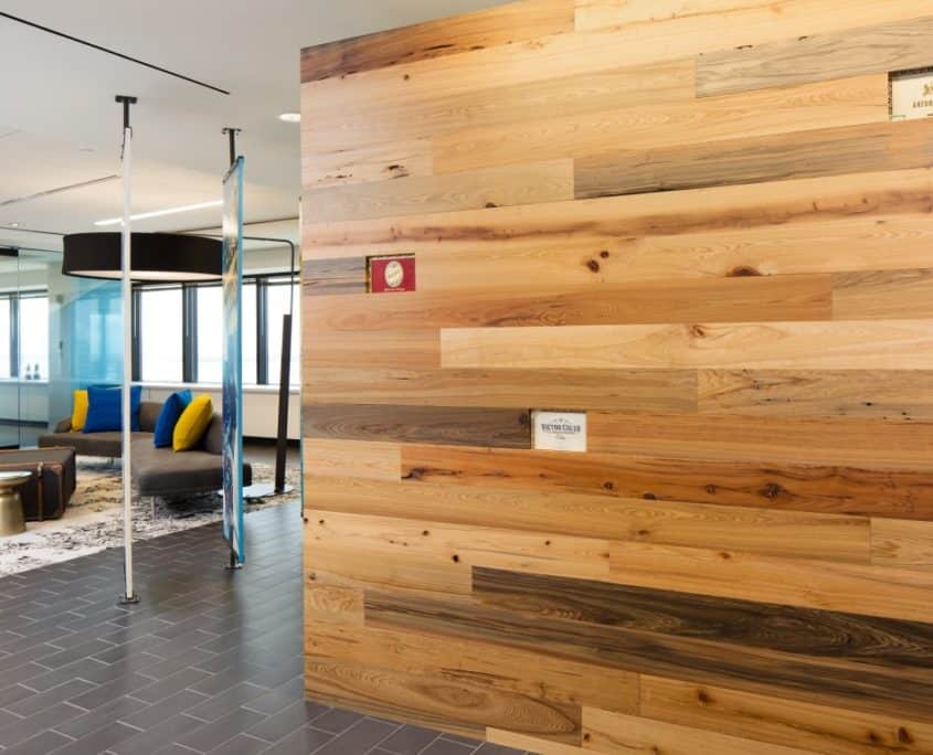 Feature Walls with Embedded Cigar Boxes