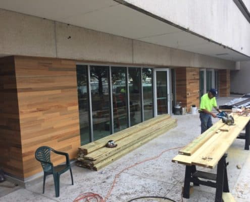 Heart Cypress Feature Walls and Paneling a Focal Point of University of South Florida’s Coquina Club