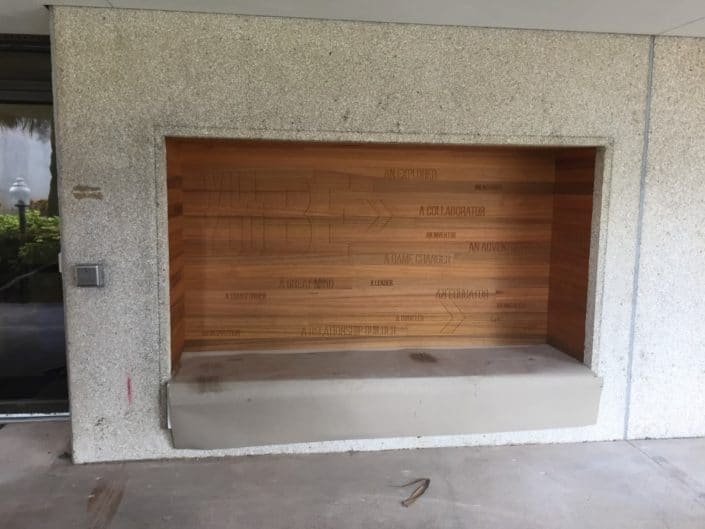 coquina club exterior 2 Heart Cypress Feature Walls and Paneling a Focal Point of University of South Florida’s Coquina Club