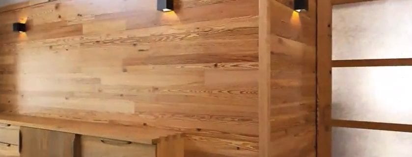 Antique Wood Feature Walls and Ceilings