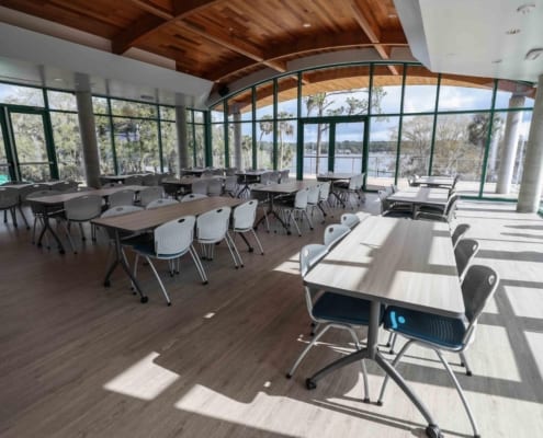 New Sandra Stetson Aquatic Center Features Contemporary Use of Antique Heart Cypress