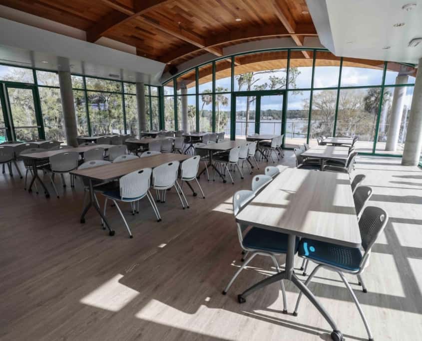 New Sandra Stetson Aquatic Center Features Contemporary Use of Antique Heart Cypress