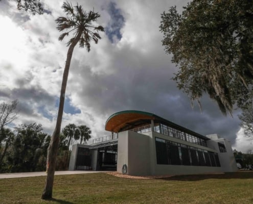 New Sandra Stetson Aquatic Center Features Contemporary Use of Antique Heart Cypress