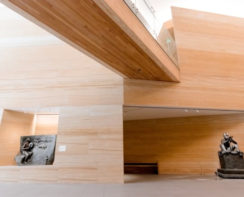 The James Museum of Western & Wildlife Art and Legacy Vertical Heart Pine