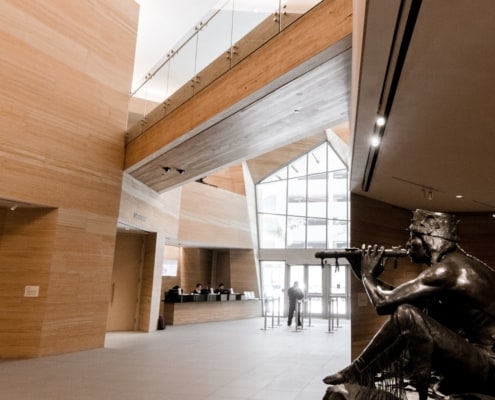 The James Museum of Western & Wildlife Art and Legacy Vertical Heart Pine