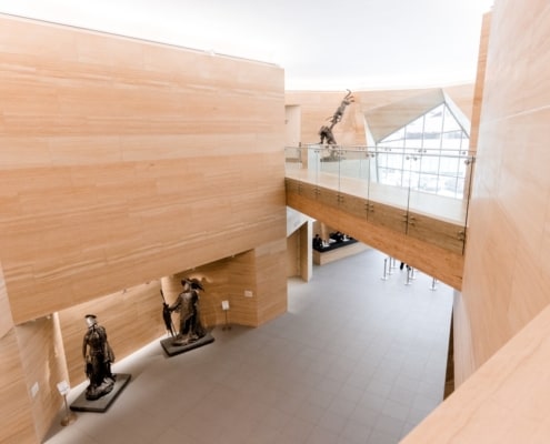 The James Museum of Western & Wildlife Art and Legacy Vertical Heart Pine