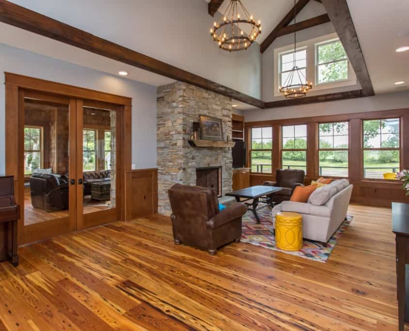 Building Reclaimed Heart Pine