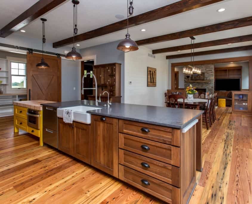 Building Reclaimed Heart Pine