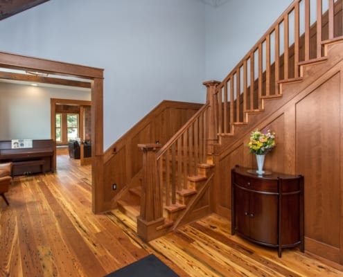 Building Reclaimed Heart Pine