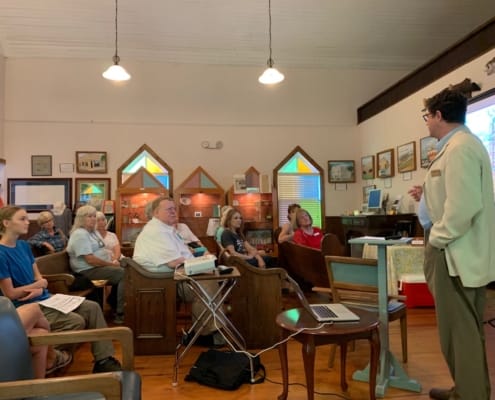 Jeffrey Forbes Presents to Hawthorne Area Historical Society