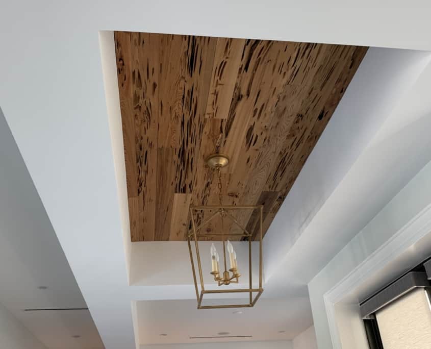 Pecky Cypress Ceiling Back to the Beach!