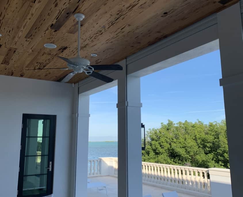 Pecky & Select Cypress Ceiling Lanai Back to the Beach!