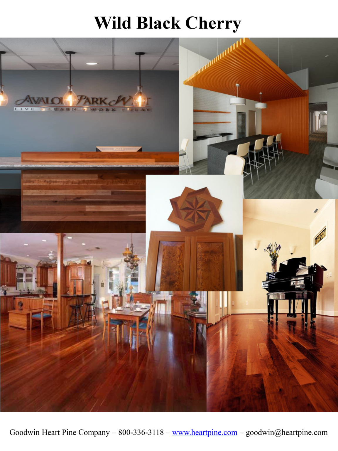 Album Antique Renaissance Hardwoods Wild Black Cherry