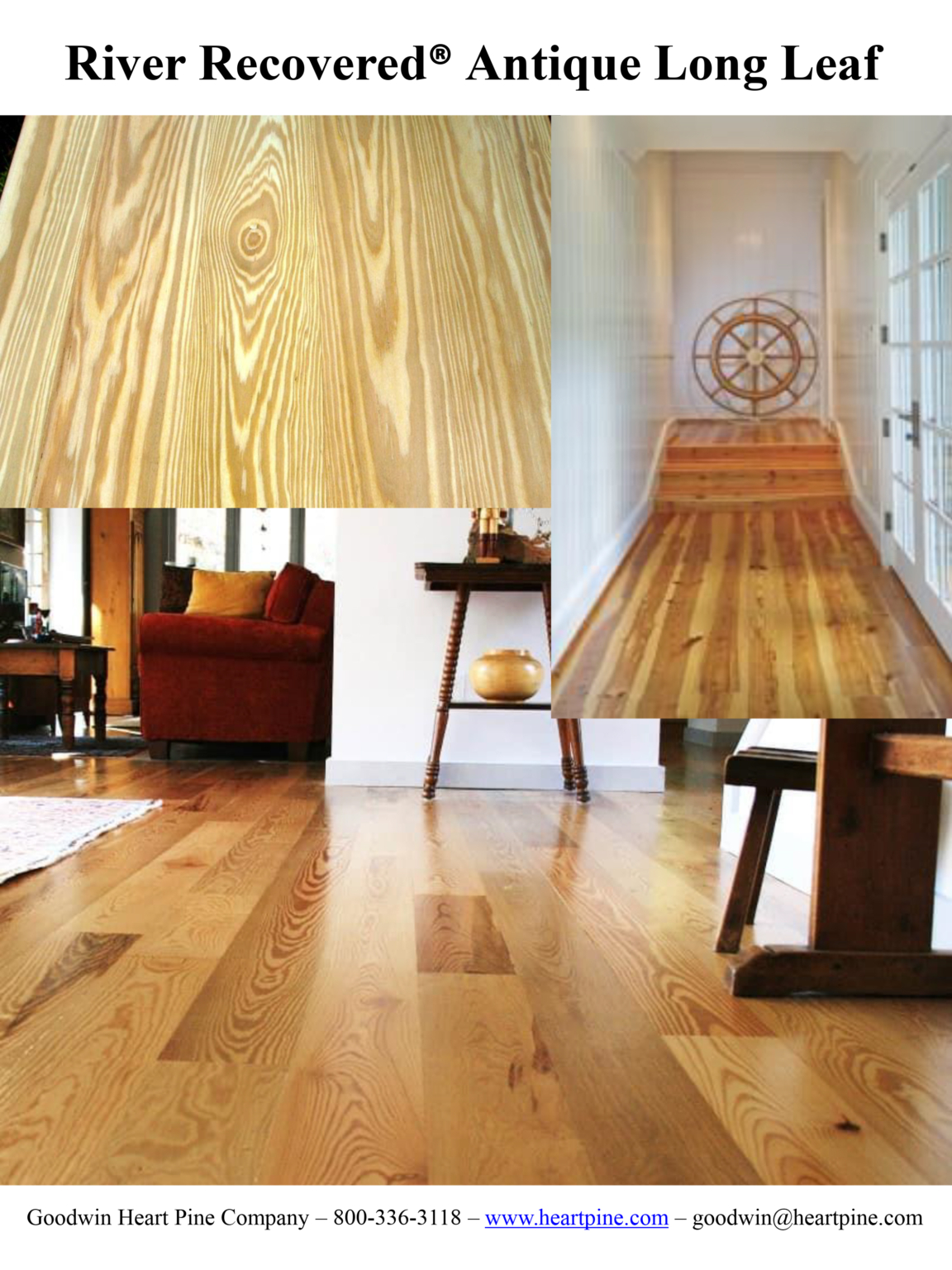 Album Antique Renaissance Hardwoods River-Recovered Long Leaf