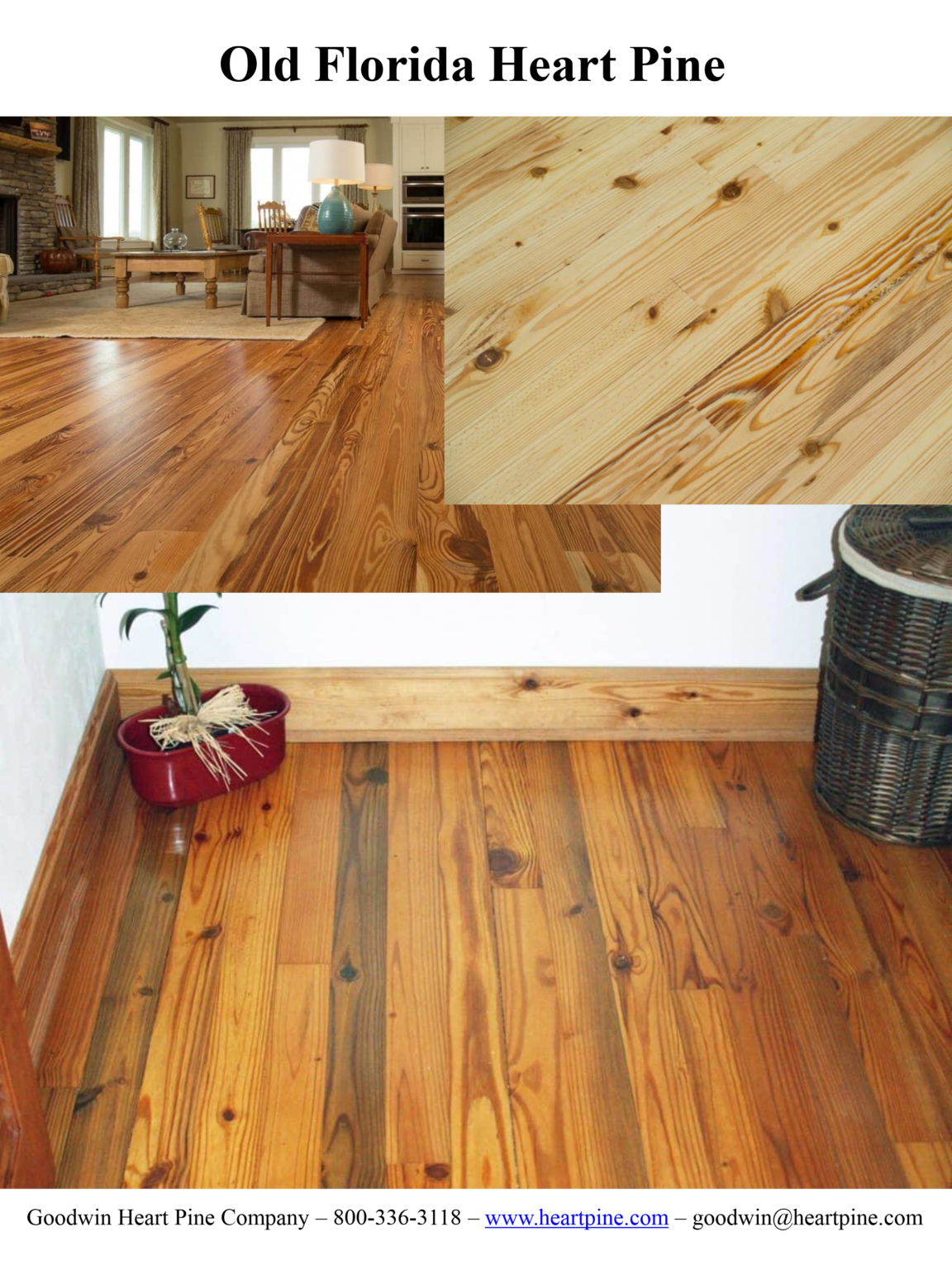 Album Antique Renaissance Hardwoods Old Florida Heart Pine