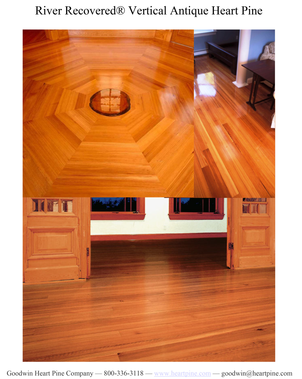 Album River-Recovered Vertical Antique Heart Pine