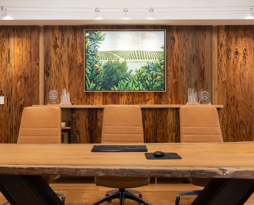 Saunders Ralston Dantzler Real Estate Feature Wall Pecky Cypress