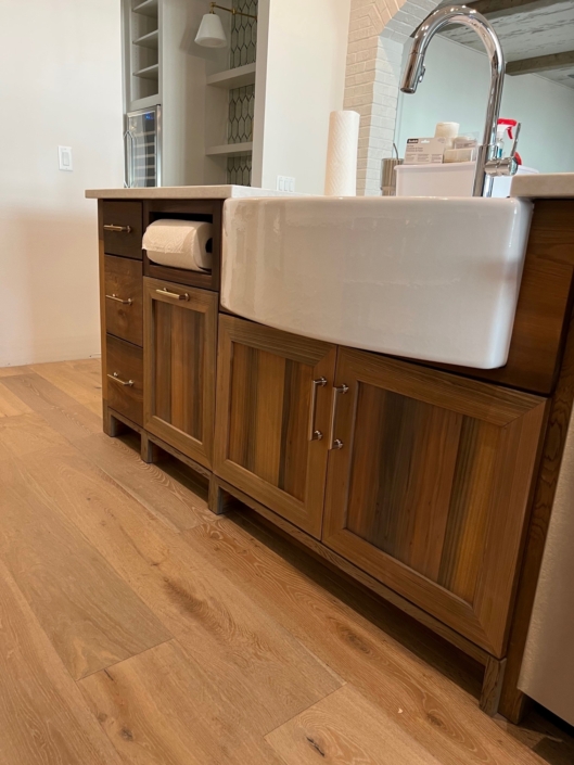 Midnight Cypress Panels Kitchen