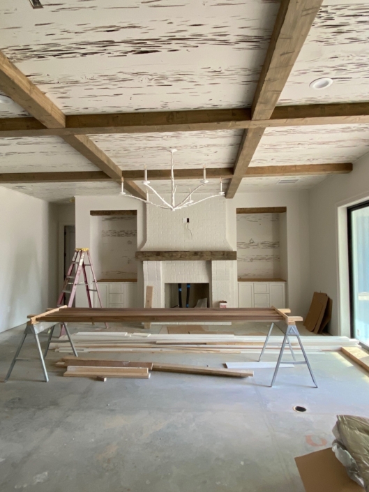 Pecky Cypress Ceiling