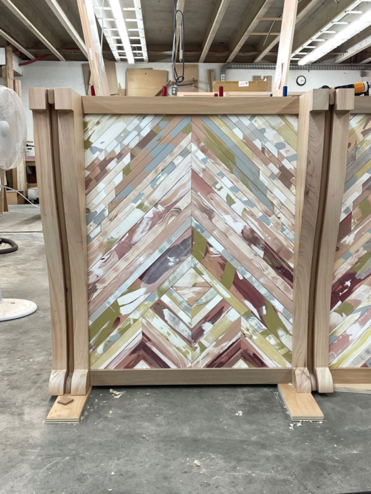 Hand Painted Cypress Bar