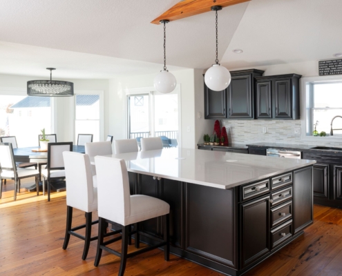 Home with Heart Pine Naily Floor and Beams