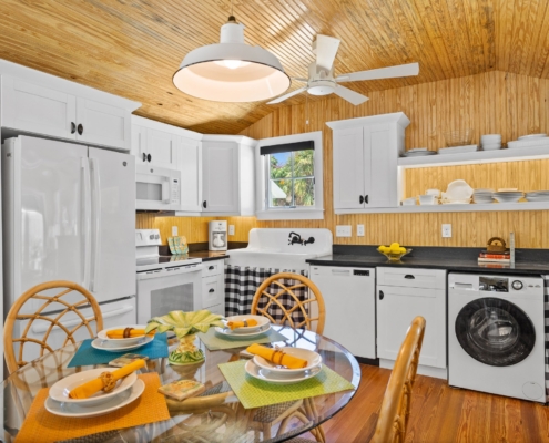 Pass-A-Grille Beach Cottage Dining Room River-Recovered Heart Pine Vertical, Select, and Character Floor