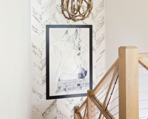 Pecky Cypress Feature Wall