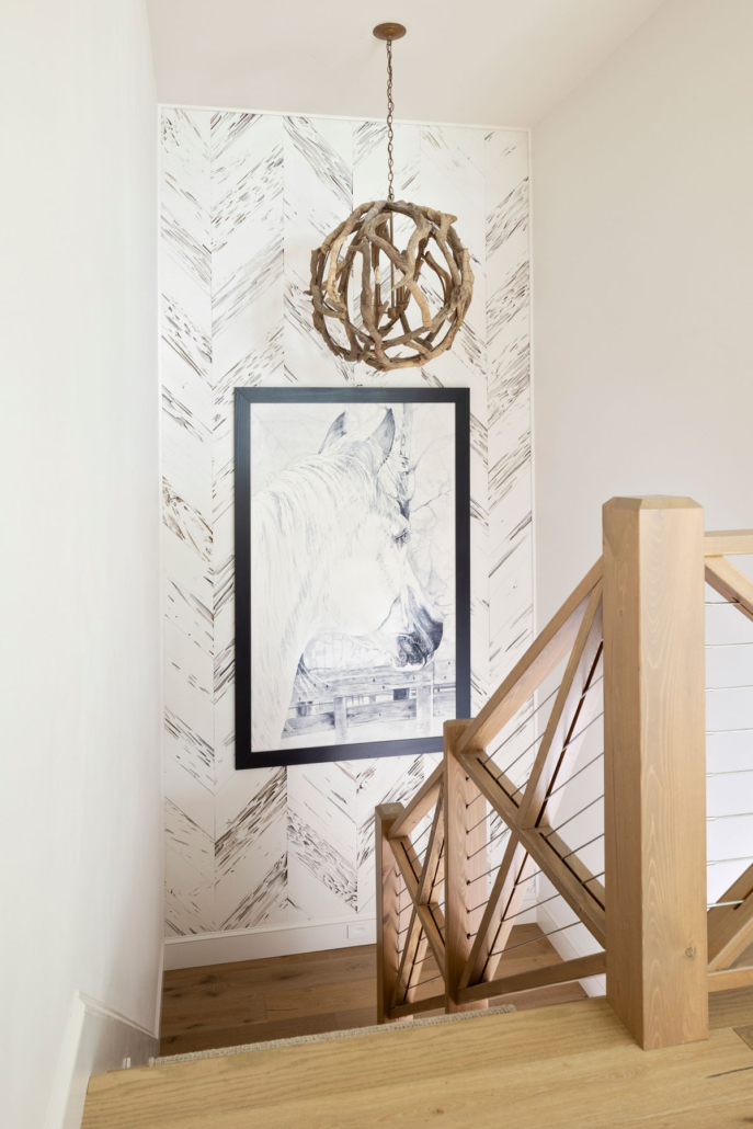 Pecky Cypress Feature Wall