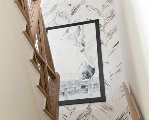 Pecky Cypress Feature Wall